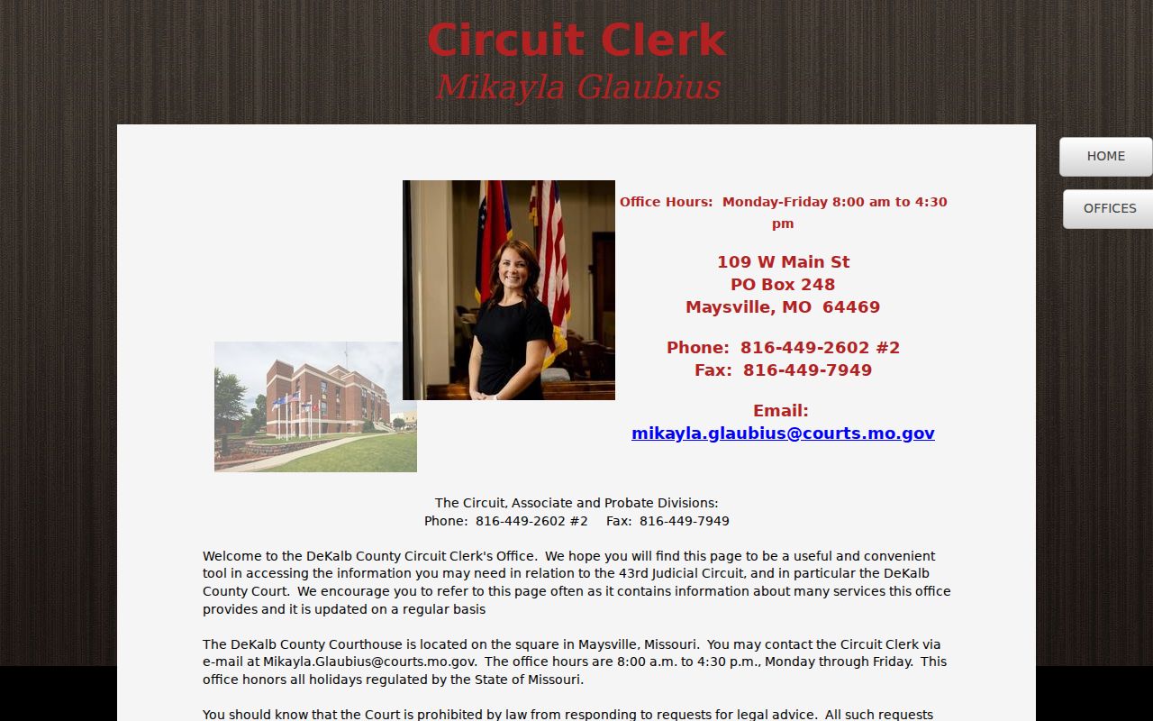 DeKalb County court division information